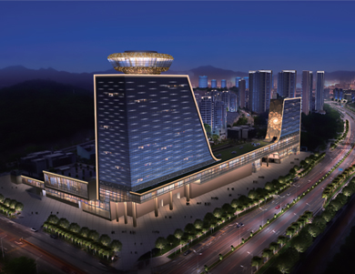 中国·深圳·光明 观光路建筑灯光工程—设计、施工总承包